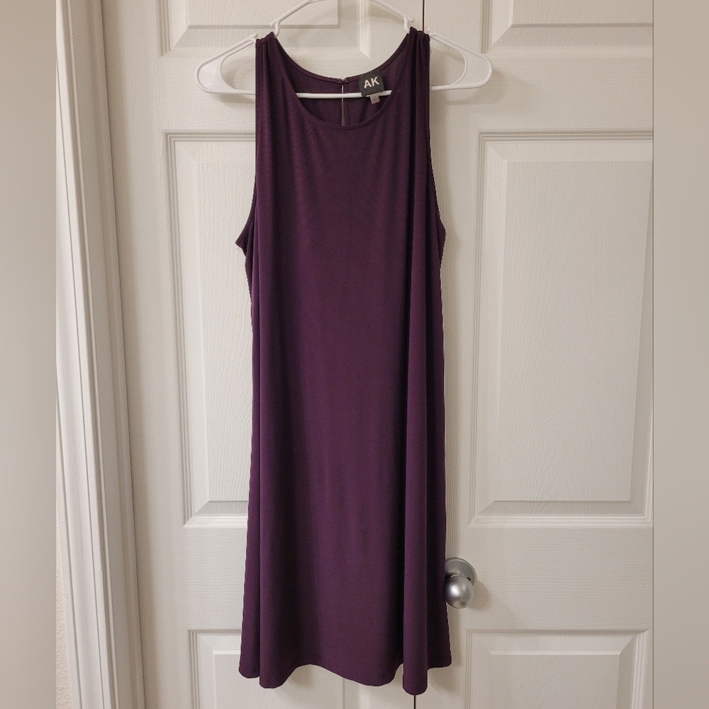 Anne Klein Rich Purple Midi Dress